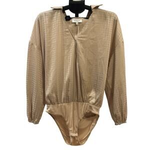 NWT Gilli Long Sleeve Bodysuit Women's size L